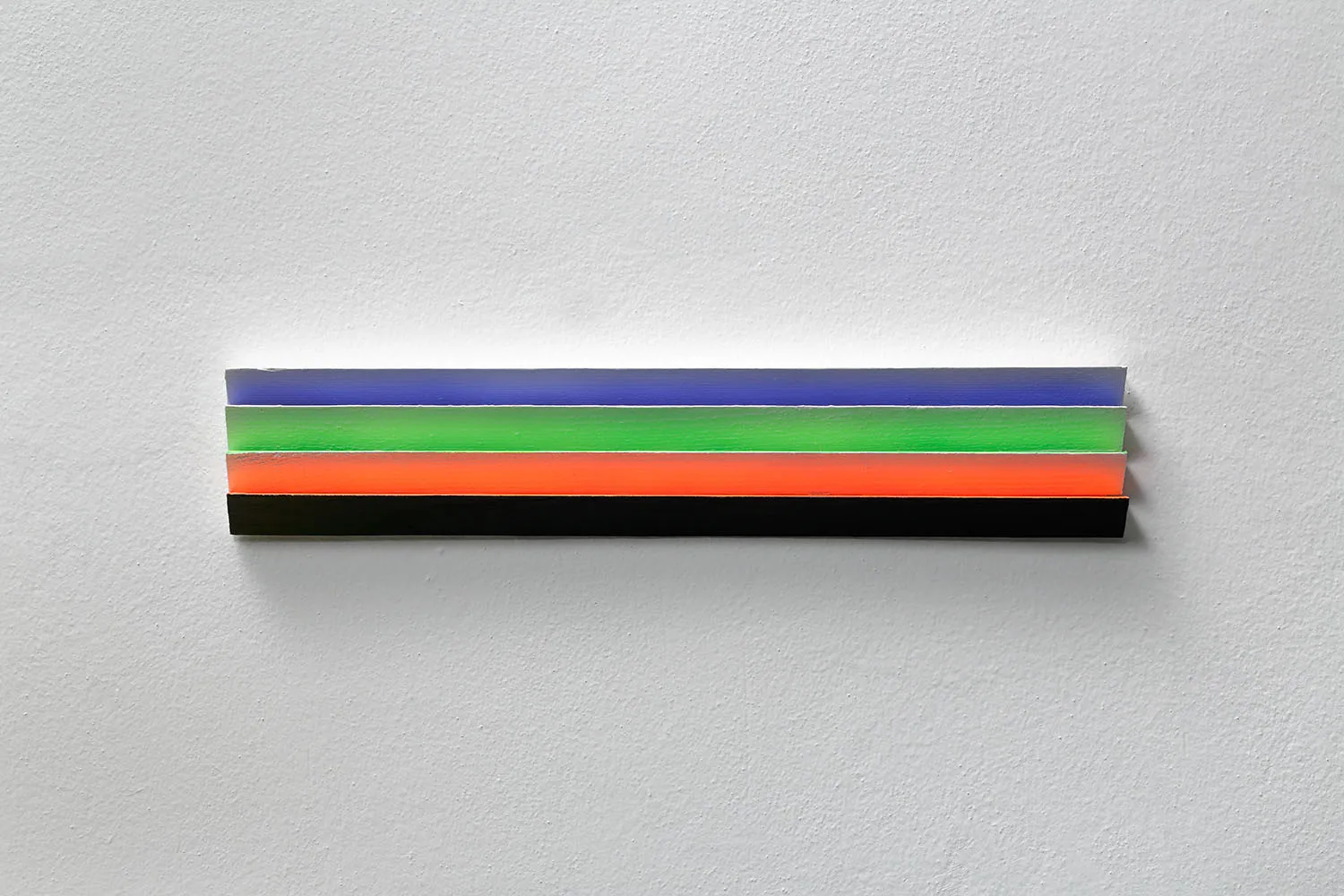 RGB3D no. 6 from DATA series / 43 x 8 x 2 cm / mixed media, wood / 2014
